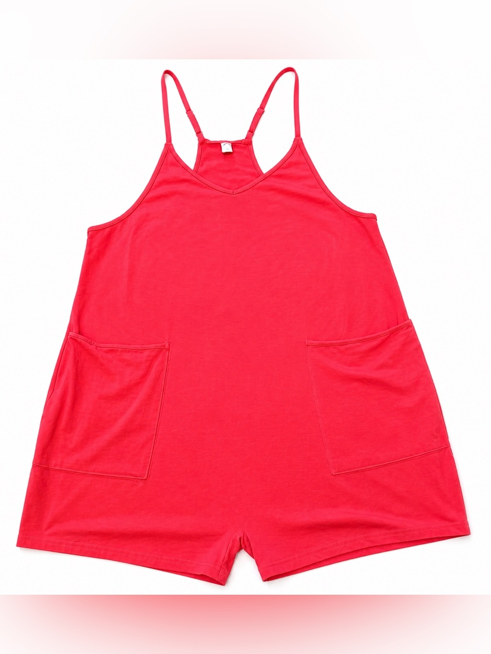 Women’s PinkRomper Tank with Pockets